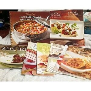 Lot 8 Pampered Chef SEASONS BEST COOKBOOKS Summer Fall Spring Recipes Booklets